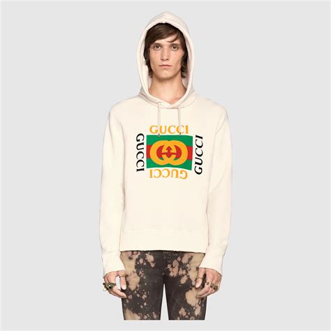 gucci pullover bag|oversize sweatshirt with gucci print.